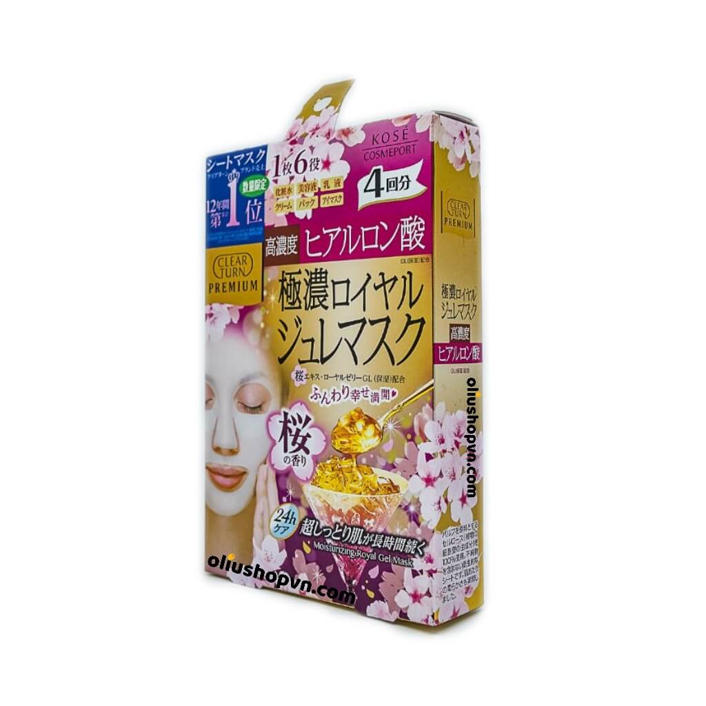 Mặt Nạ Dưỡng Ẩm Cao Cấp Kose Clear Turn Premium là dòng sản phẩm cung cấp độ ẩm và dưỡng chất rất cao cho da. Kose Clear Turn Premium sẽ giúp bạn có làn da mịn màng, tươi trẻ mà bạn hằng mong ước